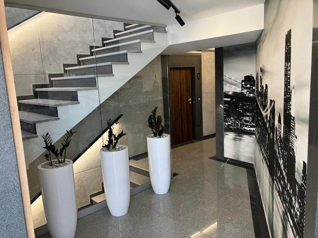 غدينيا Apartport Nowoczesne Apartamenty المظهر الخارجي الصورة